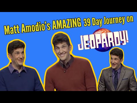 JEOPARDY! - Matt Amodio's 39 Day Journey in 30 Minutes!!! - Homage Compilation Fan Video #Jeopardy