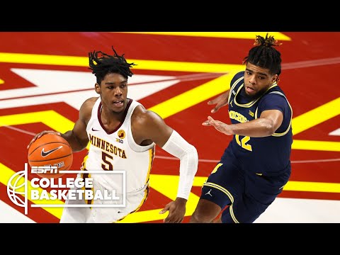 密歇根州對陣明尼蘇達州遭遇賽季首敗 [高清] - ESPN大學籃球頻道 (Michigan suffers first loss of season vs. Minnesota [HIGHLIGHTS] | ESPN College Basketball)