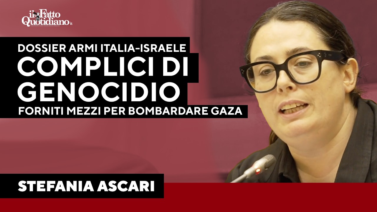 Dossier sulle armi da Italia a Israele, Ascari (M5s): "fornito i mezzi per bombardare Gaza"