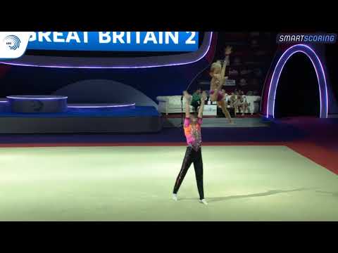 Rhys COWLER & Mollie JAGGERS (GBR) - 2019 Acro Europeans, dynamic final