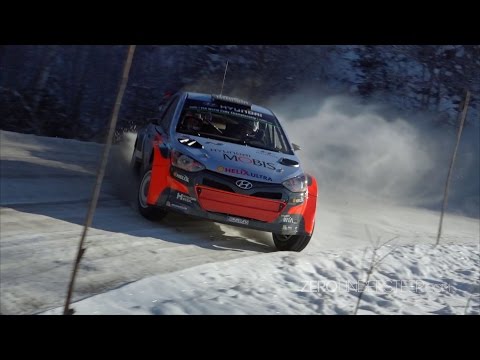 Hayden Paddon flatout! | i20 WRC Co-Drive Sweden, Hyundai Motorsport