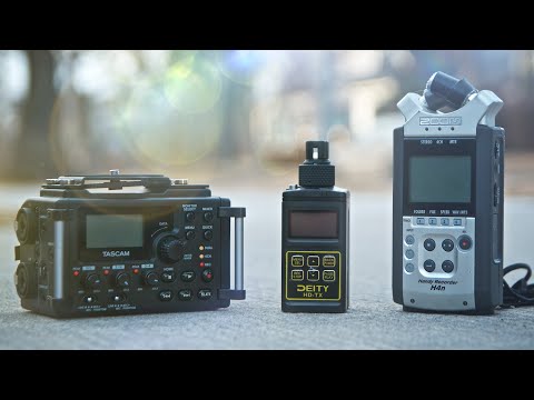 Tascam DR-60D vs Deity HD-TX vs Zoom H4n vs Phone