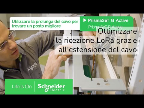 Image de Video - Come utilizzare il prolungamento d''antenna su un pannello PrismaSeT Active