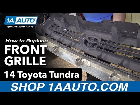 How to Replace Install Front Grille 14-16 Toyota Tundra