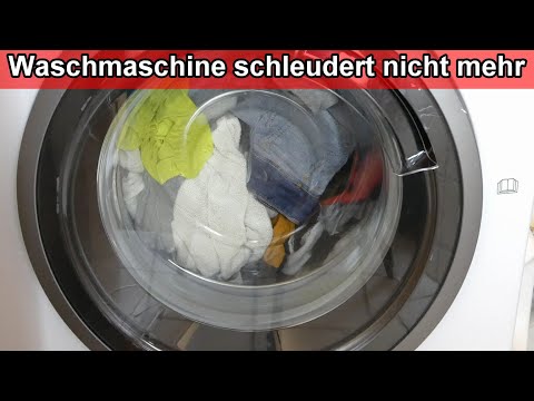 Waschmaschine schleudert nicht mehr – Ursache & Lösung –Schleudergang funktioniert nicht was tun