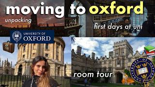 move with me to oxford uni 🧳🍂 | room tour, unpacking & first days as a fresher v
