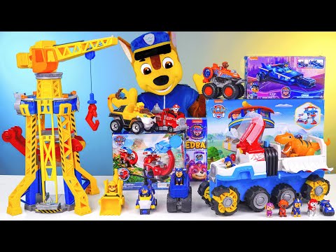 Paw Patrol Toys Unboxing Series | Paw Patrol Rubble Crew Bark Yard Crane Tower Toys | Moto Pups Toys