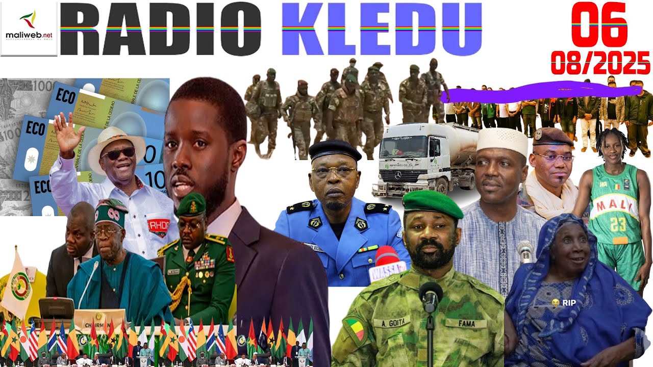 La Revue de Presse de la RADIO KLEDU du 06 Août 2025