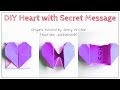 DIY Origami Heart Box & Envelope with Secret ...