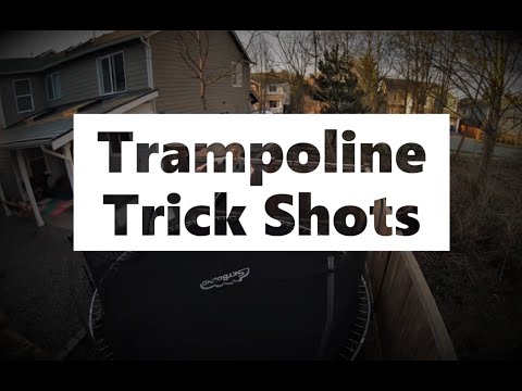 Trampoline trick shots