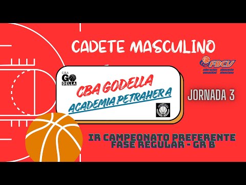 Jornada 3 Cadete Masculino IR Campeonato Preferente-Fase Regular-Gr B. Godella - Petraher