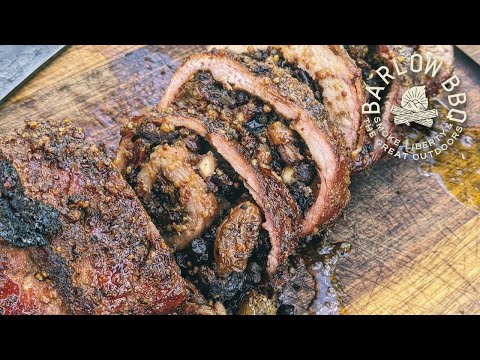 Fig & Raisin Filled Pork Tenderloin | Barlow BBQ 4K