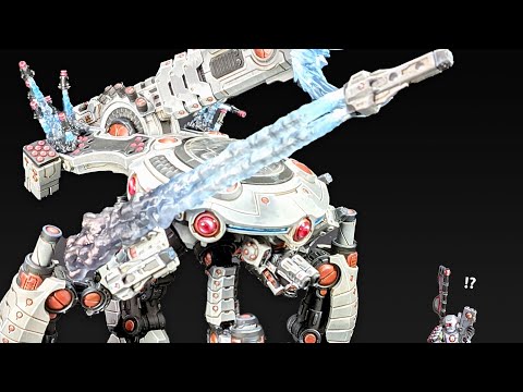 We made the ultimate 40k Tau Mecha!