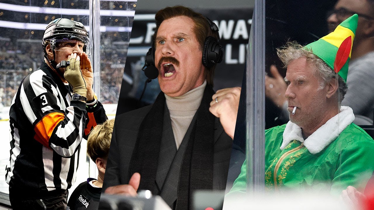 He’s an angry elf!  Best NHL moments from Will Ferrell