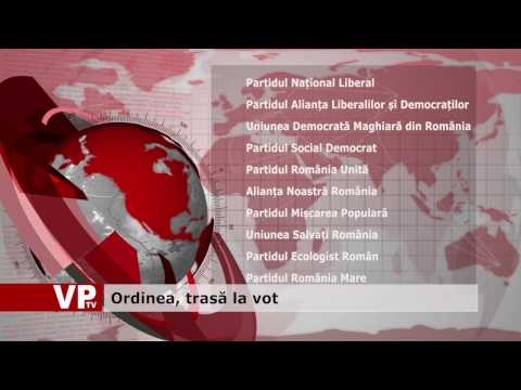 Ordinea, trasă la vot