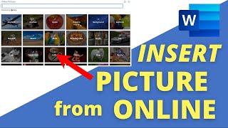 [TUTORIAL] How to Insert a PICTURE from ONLINE in Microsoft Word (Free Stock Images)