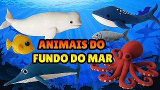🔴 ESPECIAL ANIMAIS DO FUNDO DO MAR - Tutorial Fácil Biscuit, Pasta Americana, Clay ou Plastilina DIY