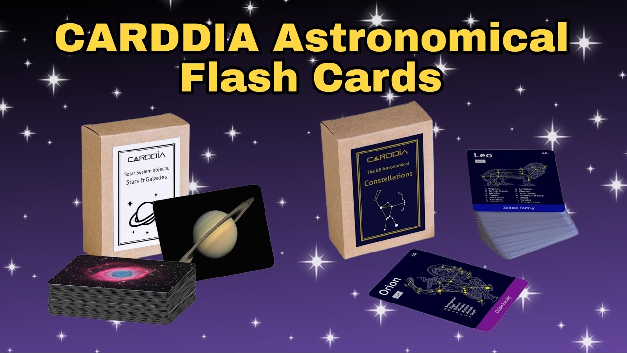 CARDDIA Astronomical Objects Flash Cards Review