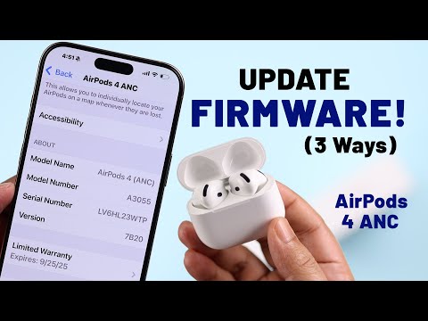 How To Update AirPods 4 ANC Firmware Version! [Software Update Guide]