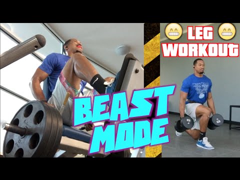 BEAST MODE LEG WORKOUT Video