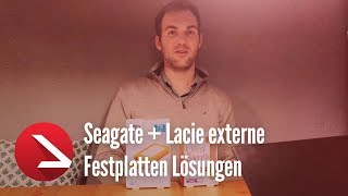 Einmal dünn & Einmal Rugged |  Seagate + Lacie externe Festplatten Lösungen