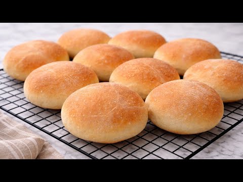 How to Make Easy Soft Buns | No Mixer, 6 Ingredients