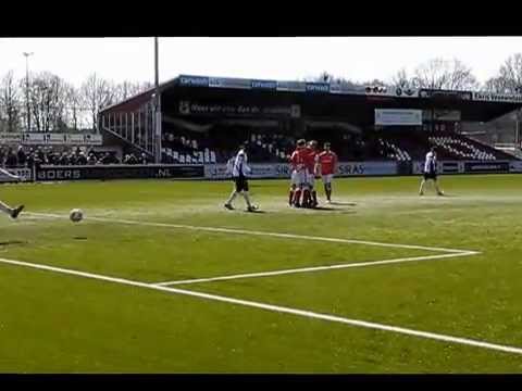 DOVO - Ter Leede: Strafschop Evert Brouwers