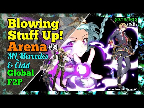 EPIC SEVEN Celestial Mercedes Blowing Stuff Up ft. Cidd (Arena PVP Gameplay F2P #99) Epic 7 [C2L]