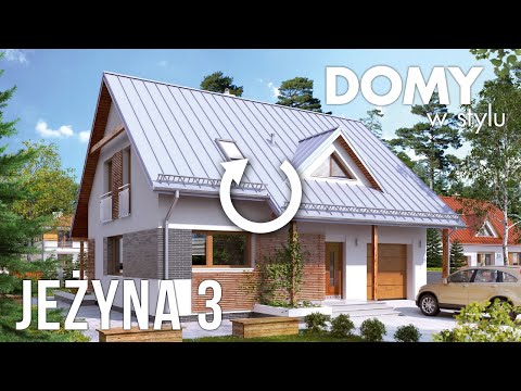 Projekt domu JEŻYNA 3 - widok 360º