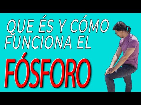 Características básicas del Fósforo. Cómo actua el Fósforo en el cuerpo