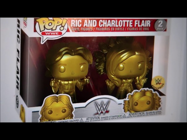 Vídeo relacionado con POP Funko 2 Pack WWE World Wrestling 42050 RIC and Charlotte Flair Gold