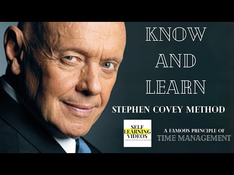 The 4 Quadrant Week Plan | How To Manage Your Time Better| Time Management Grid|Stephen Covey Method