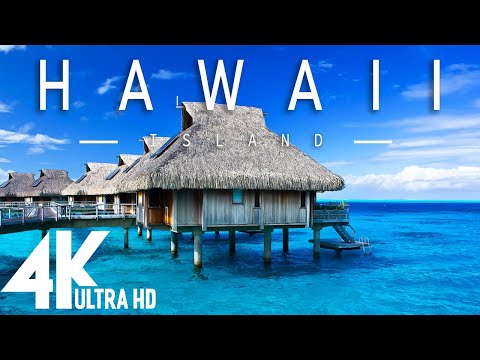 FLYING OVER HAWAII (4K UHD) - Relaxing Music Along With Beautiful Nature Videos (4K Video Ultra HD)