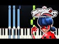 Miraculous AMV - I won’t hold you back (Piano Tutorial)