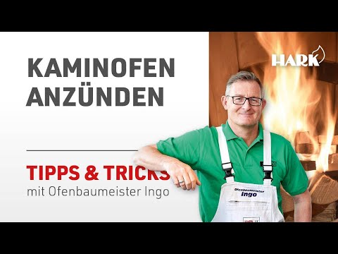 Kaminofen anzünden | HARK ECOplus Ofen richtig anfeuern