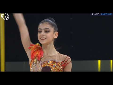 Ilona Zeynalova (AZE) Junior Clubs QF European RGCH Kyiv2020