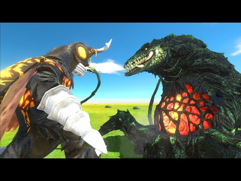 Megalon Vs Biollante - Animal Revolt Battle Simulator
