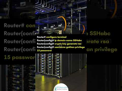 Cisco SSH Configuration Example | Cisco Router Configs! | IPCisco.com