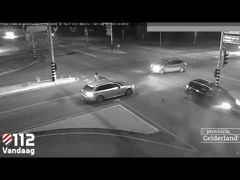 Ongeval N322 op webcam vastgelegd