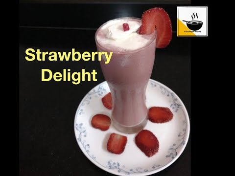 Strawberry delight #2minutes drink for summer