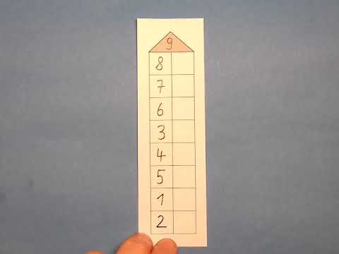 9 zerlegen (ohne Zahlbild) / Mathematik / Grundschule / Klasse 1 / einfach üben