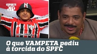 “Vamos com calma com o São Paulo”, pede Vampeta