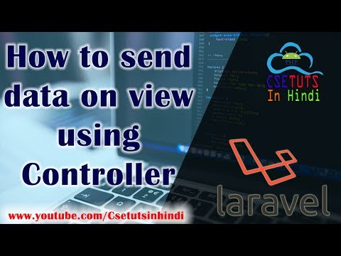 10 Laravel in Hindi How to send data on view using Controller
