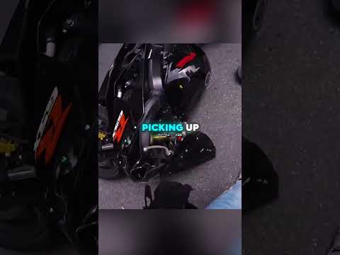 Poor Biker Crashes into Reckless Driver