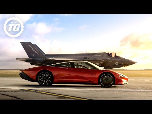 Will the fastest car in the world can overtake&#8230; fighter?