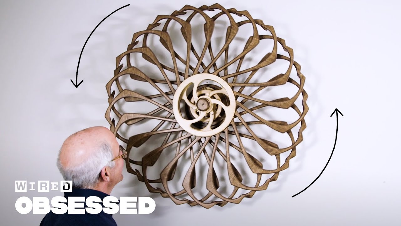 How This Guy Builds Mesmerizing Kinetic Sculptures | Obsessed | WIRED