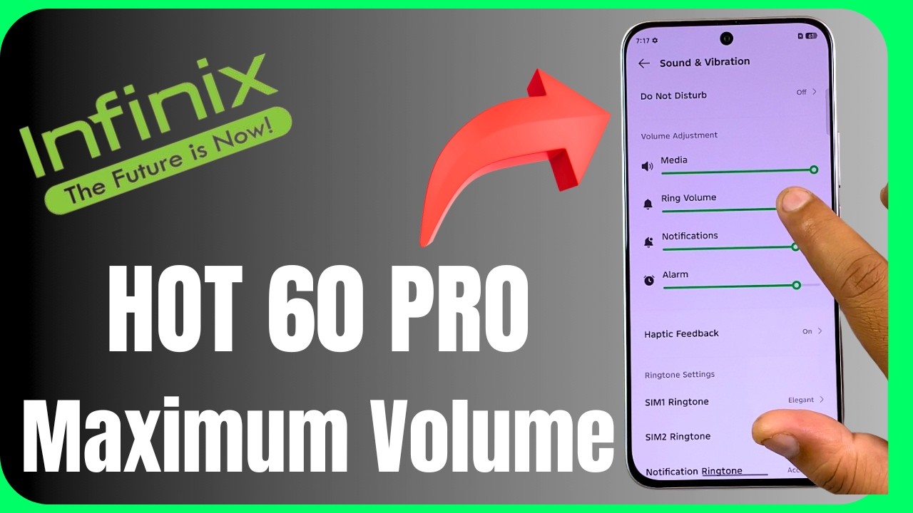 Complete Volume Adjustment Guide Infinix Hot 60 Pro