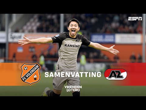 AZ WALST over VOLENDAM heen, HEERLIJKE vrije trap SUGAWARA! 💫 | Samenvatting FC Volendam - AZ