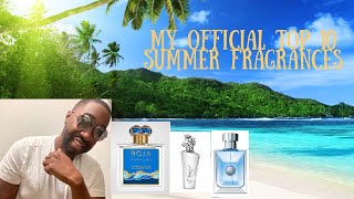 My 2023 Top 10 Summer Fragrance List