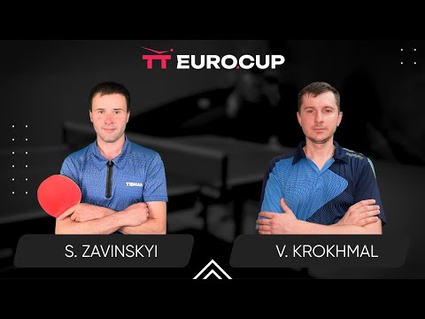 12:50 Serhii Zavinskyi  - Vitalii Krokhmal 03.04.2024 TT Euro.Cup Ukraine Professional. TABLE 3